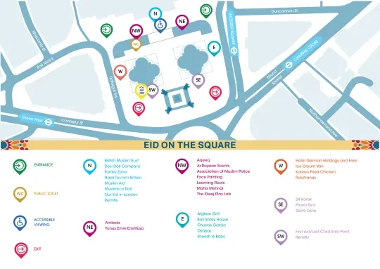 London’s Eid on the Square returns to Trafalgar Square